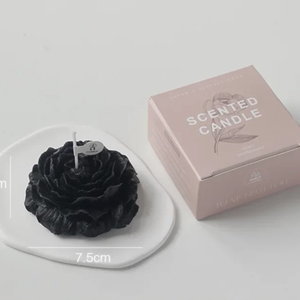 Duftkerze Pfingstrose 3D Skulptur Wohnzimmer Blume die duftet und bleibt