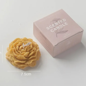 Duftkerze Pfingstrose 3D Skulptur Wohnzimmer Blume die duftet und bleibt
