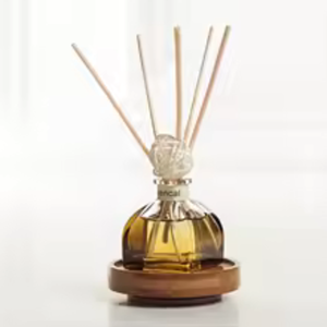 Reed Diffuser Bernsteinglas Rattan Nacht die nach Harz duftet
